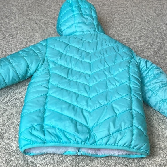 GIRLS Size 6 Eddie Bauer Reversible Puffer Jacket - Picture 8 of 8
